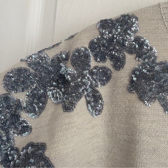 J.Crew Sequin Shoulder Sweater Sz S NWT - Picture 3 of 8